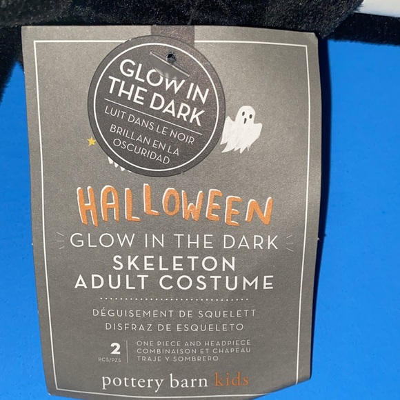 HALLOWEEN GLOW IN THE DARK
SKELETON
ADULT COSTUME, 2-PIECE, L-XL NWT - Picture 9 of 10